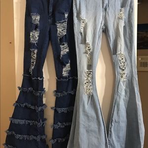 Bell bottom jeans